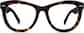 Front view of Square Glasses 4411525 in Tortoiseshell thumbnail