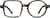 Front view of Round Glasses 4411935 in Pattern thumbnail