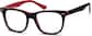 Angle view of Full Court Press Glasses 4412121 in Black thumbnail