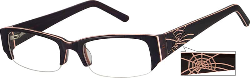 Black Rectangle Glasses #441221 | Zenni Optical
