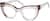 Angle view of Cat-Eye Glasses 4412623 in Clear thumbnail