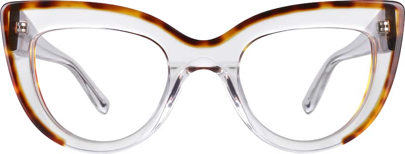 Clear Cat-Eye Glasses
