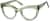 Angle view of Cat-Eye Glasses 4412624 in Green thumbnail