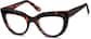 Angle view of Cat-Eye Glasses 4412625 in Tortoiseshell thumbnail
