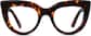 Front view of Cat-Eye Glasses 4412625 in Tortoiseshell thumbnail