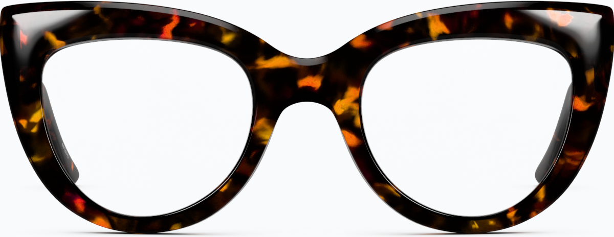 Front view of Cat-Eye Glasses 4412625 in Tortoiseshell thumbnail