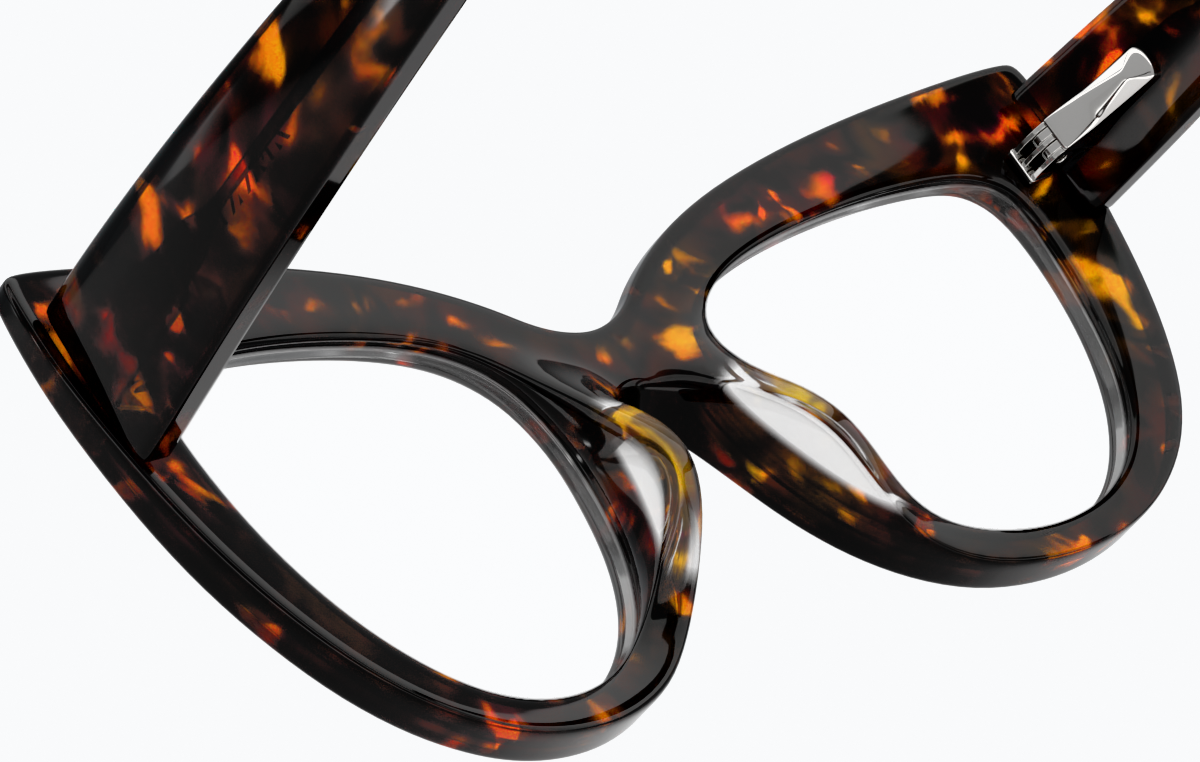 See-through view of Cat-Eye Glasses 4412625 in Tortoiseshell thumbnail