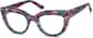 Angle view of Cat-Eye Glasses 4412639 in Floral thumbnail
