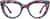 Front view of Cat-Eye Glasses 4412639 in Floral thumbnail