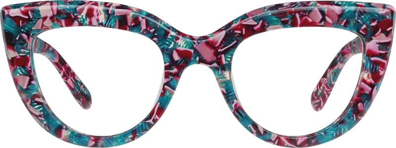 Floral Cat-Eye Glasses