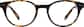 Front view of Round Glasses 4412725 in Tortoiseshell thumbnail