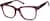 Angle view of Sausalito Eyeglasses 4413018 in Red thumbnail