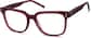 Angle view of Sausalito Eyeglasses 4413018 in Red thumbnail