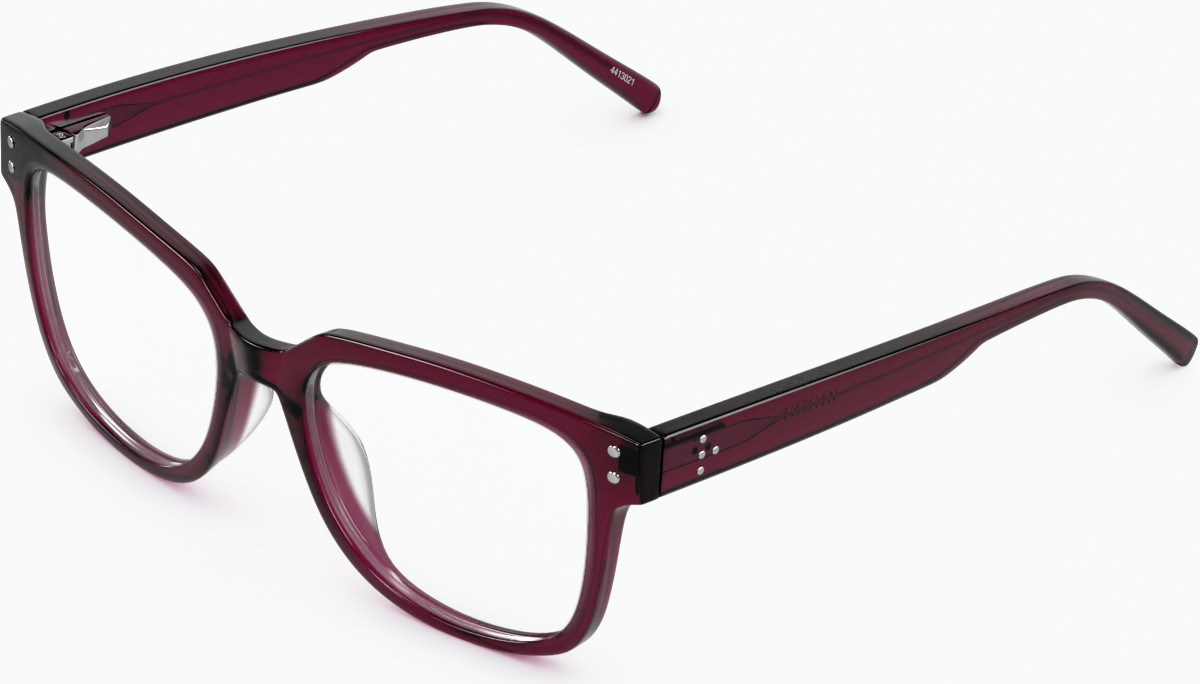 Angle view of Sausalito Eyeglasses 4413018 in Red thumbnail