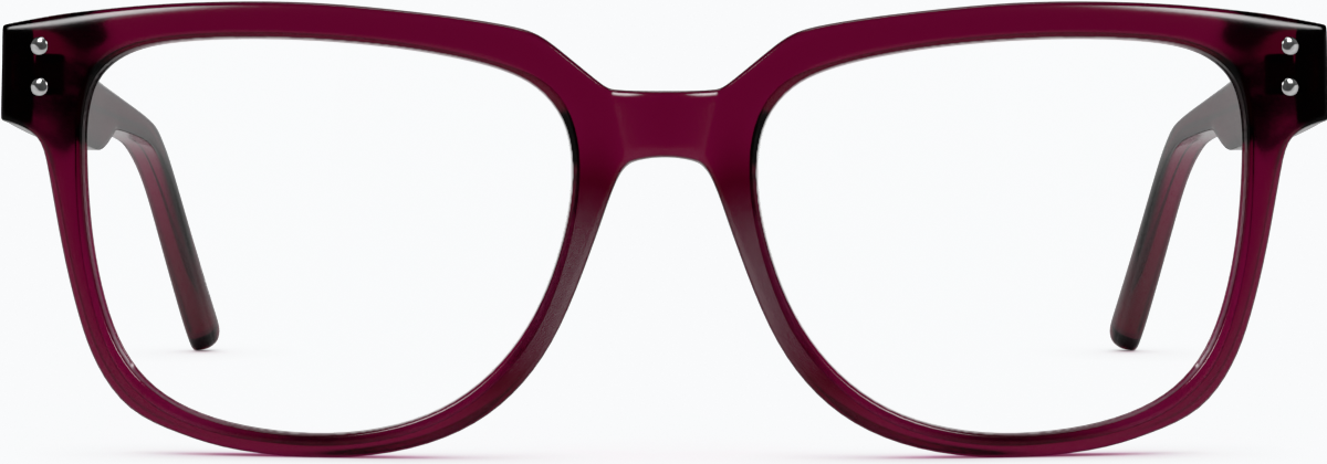 Front view of Sausalito Eyeglasses 4413018 in Red thumbnail