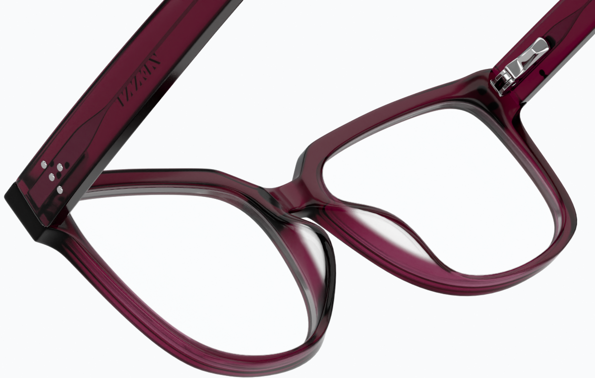 See-through view of Sausalito Eyeglasses 4413018 in Red thumbnail