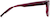Side view of Sausalito Eyeglasses 4413018 in Red thumbnail