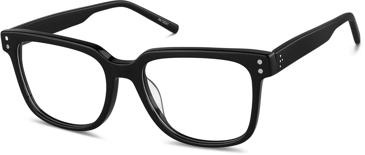 Angle view of Sausalito Eyeglasses 4413021 in Black