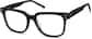 Angle view of Sausalito Eyeglasses 4413021 in Black thumbnail