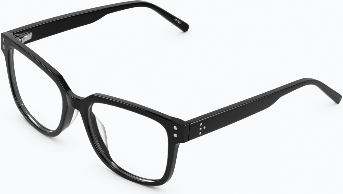 Angle view of Sausalito Eyeglasses 4413021 in Black thumbnail