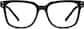 Front view of Sausalito Eyeglasses 4413021 in Black thumbnail