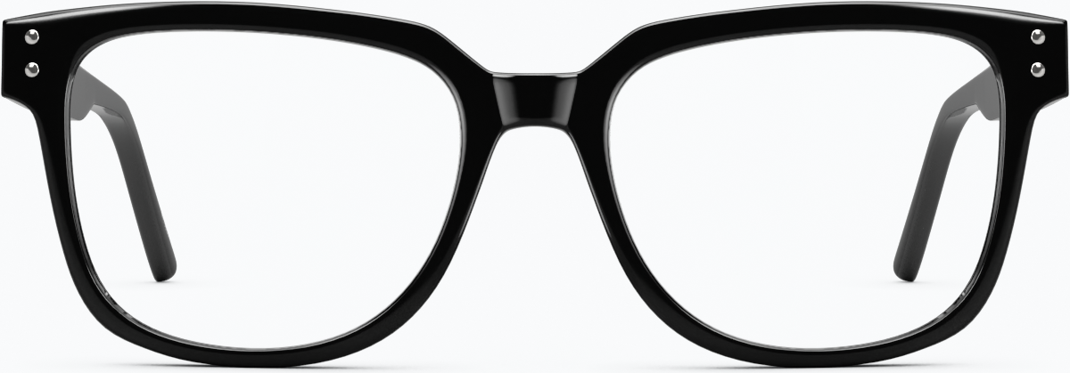 Front view of Sausalito Eyeglasses 4413021 in Black thumbnail