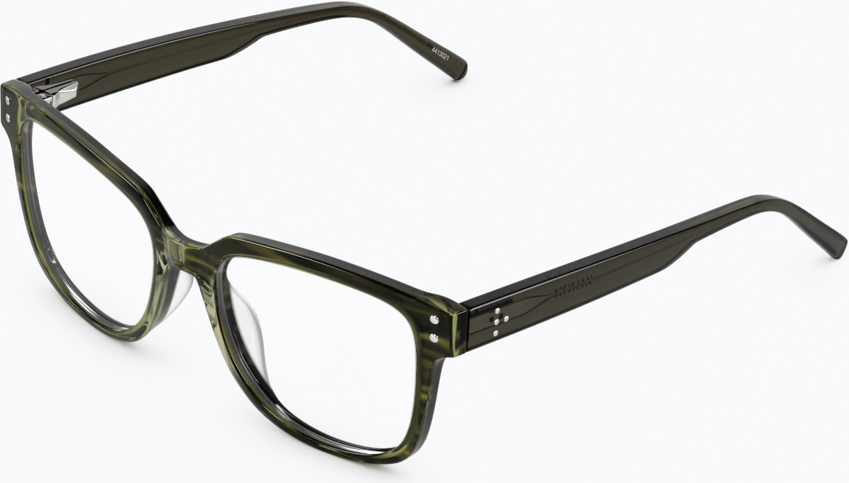 Angle view of Sausalito Eyeglasses 4413024 in Green thumbnail
