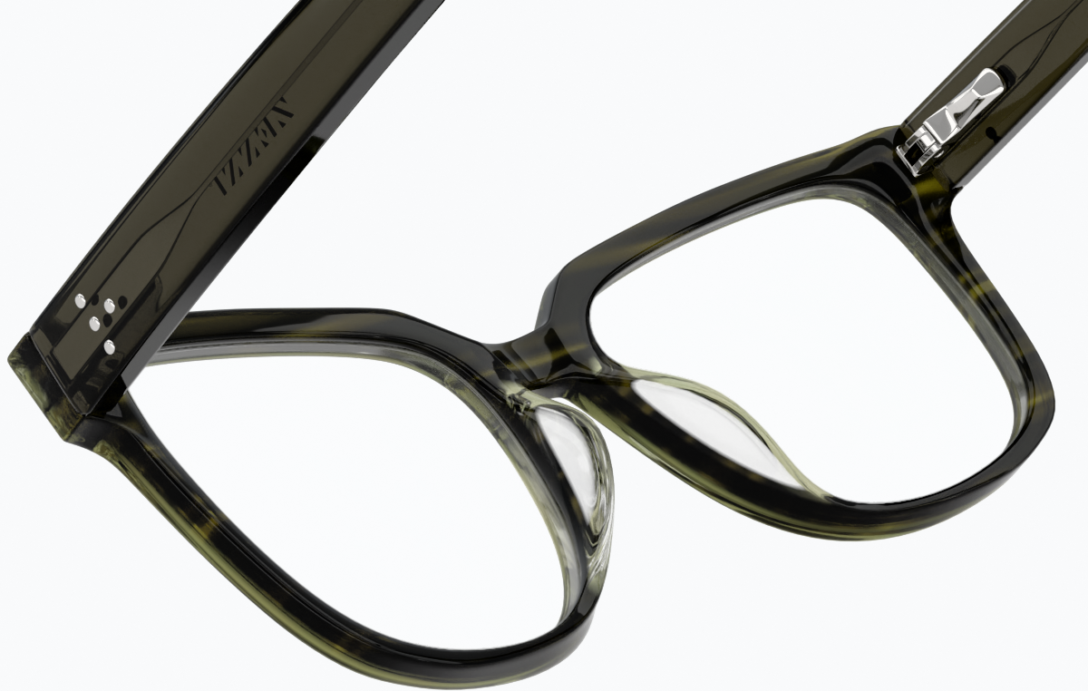 See-through view of Sausalito Eyeglasses 4413024 in Green thumbnail