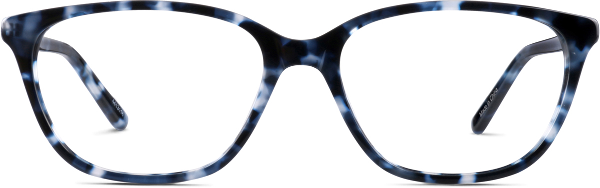 Blue Rectangle Glasses