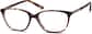 Angle view of Rectangle Glasses 4413125 in Tortoiseshell thumbnail