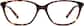 Front view of Rectangle Glasses 4413125 in Tortoiseshell thumbnail