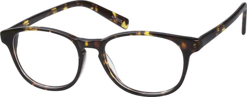 Angle view of Round Glasses 4413225 in Tortoiseshell