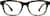 Front view of Square Glasses 4413524 in Green thumbnail