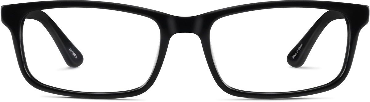 Black Rectangle Glasses