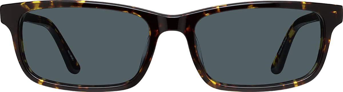 Black Rectangle Glasses #4413621 | Zenni Optical Canada