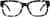Front view of Alamere Glasses 4413831 in Black/Translucent thumbnail
