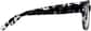 Side view of Alamere Glasses 4413831 in Black/Translucent thumbnail