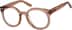 Round Glasses 4414115 in Brown