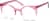 Angle view of Browline Glasses 4414419 in Pink thumbnail