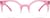 Front view of Browline Glasses 4414419 in Pink thumbnail