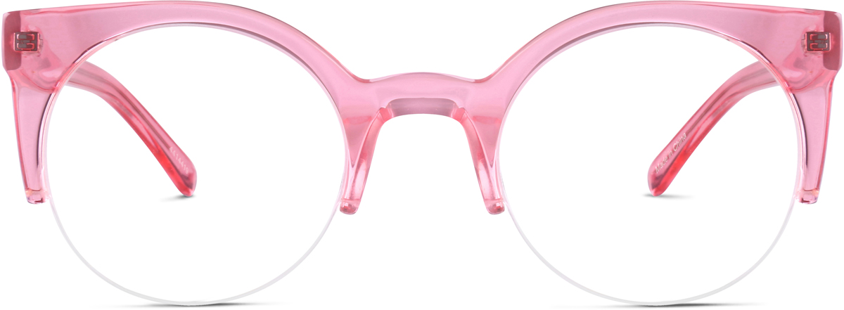 Pink Browline Glasses