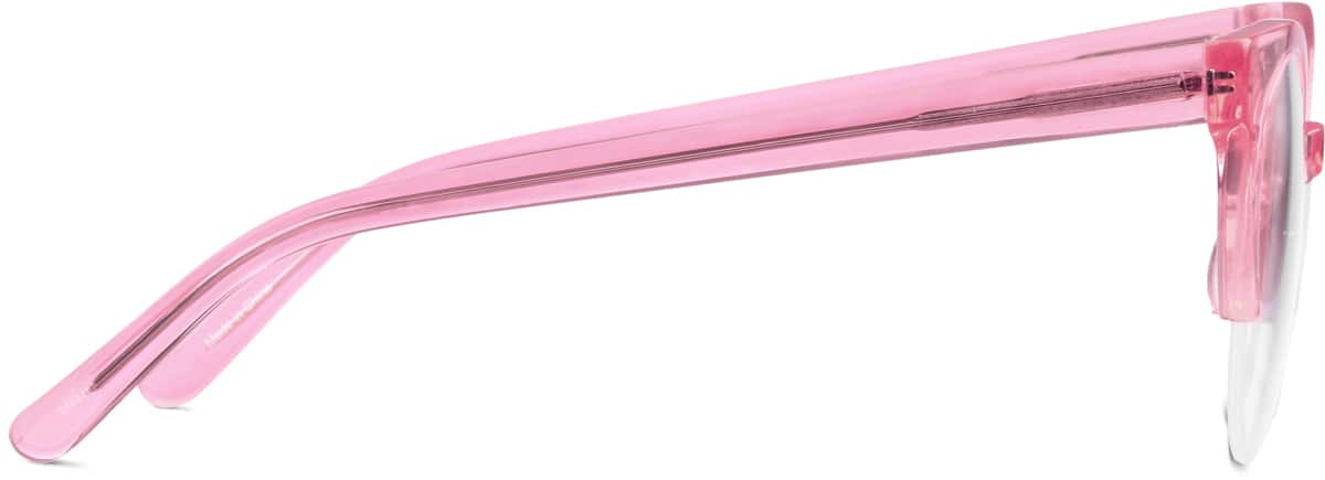 Side view of Browline Glasses 4414419 in Pink