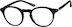 Round Glasses 4414721 in Black