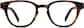Front view of Kids' Round Glasses 4415325 in Tortoiseshell thumbnail