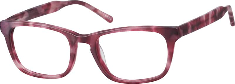 Angle view of Inverness Eyeglasses 4415418 in Red