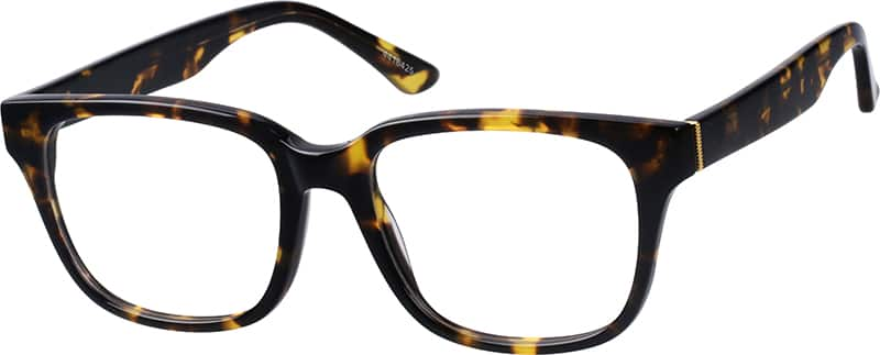 Angle view of Square Glasses 4416425 in Tortoiseshell