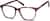 Angle view of Square Glasses 4417225 in Berry Tortoiseshell thumbnail