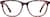 Front view of Square Glasses 4417225 in Berry Tortoiseshell thumbnail