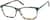 Angle view of Rectangle Glasses 4417324 in Green thumbnail