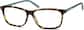 Angle view of Rectangle Glasses 4417325 in Tortoiseshell thumbnail